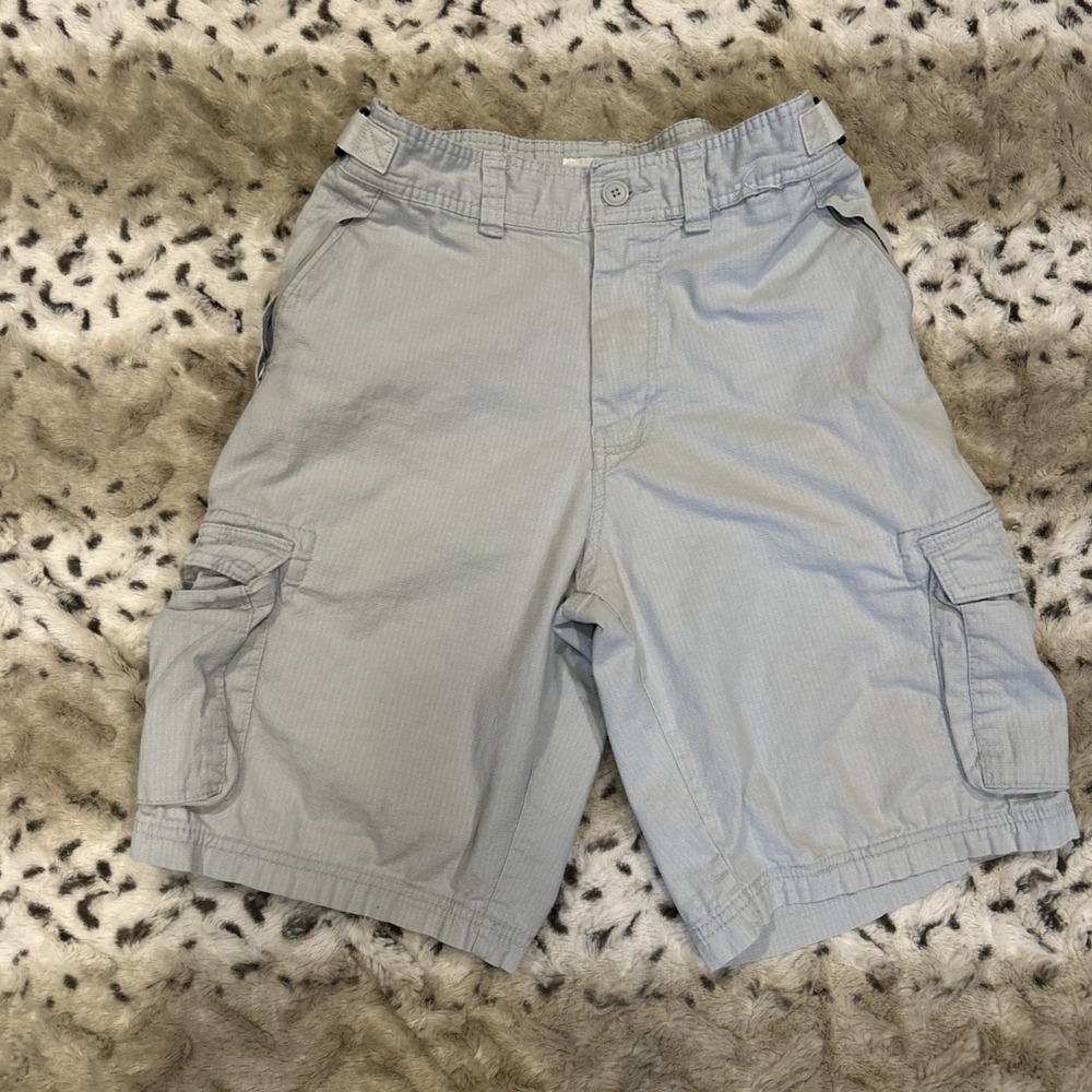 Goodfellow & Co Mens Size 32 Light  Gray  Cargo Shorts Adjustable Waist